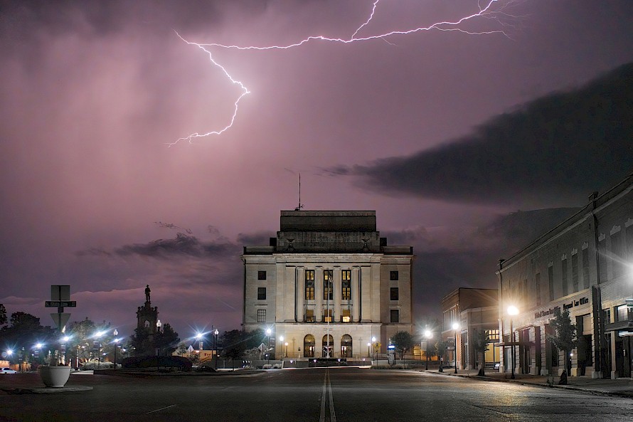 “Lightning Across Two States” by Eric Ethridge